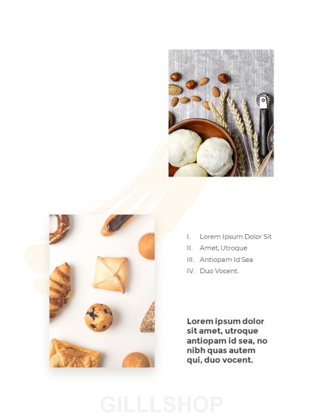 Sweet Dessert Concept Vertical PPT Backgrounds