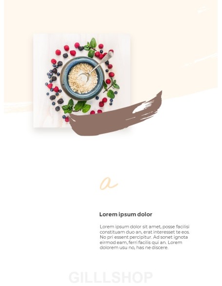 Sweet Dessert Concept Vertical PPT Backgrounds