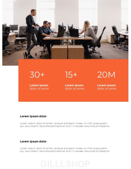 Annual Report Design Layout PowerPoint