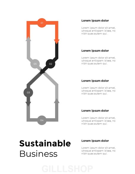 Annual Report Design Layout PowerPoint