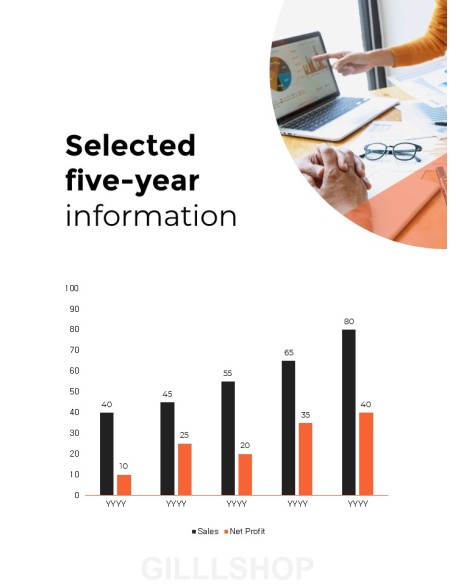 Annual Report Design Layout PowerPoint