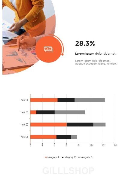 Annual Report Design Layout PowerPoint