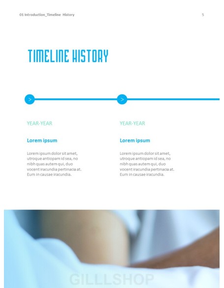 Hospital Business Annual Report PPT Background Images