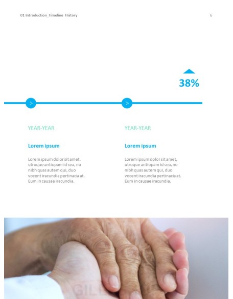 Hospital Business Annual Report PPT Background Images