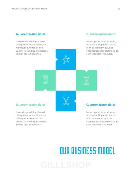 Hospital Business Annual Report PPT Background Images