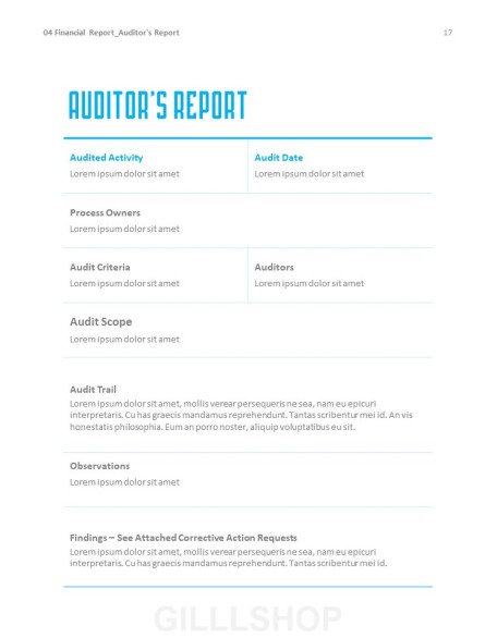 Hospital Business Annual Report PPT Background Images