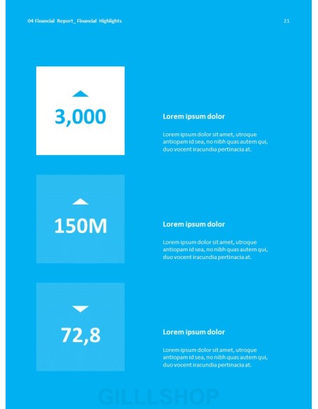 Hospital Business Annual Report PPT Background Images