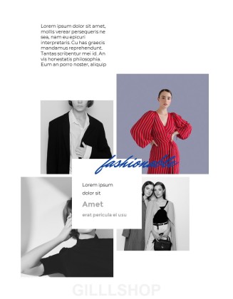 Fashion Brand Vertical Lookbook Best Business PowerPoint Templates