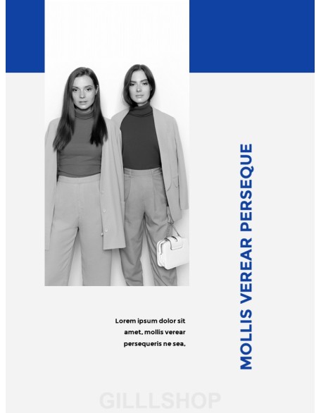 Fashion Brand Vertical Lookbook Best Business PowerPoint Templates