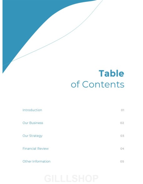 Wave Design Annual Report Simple Templates Design