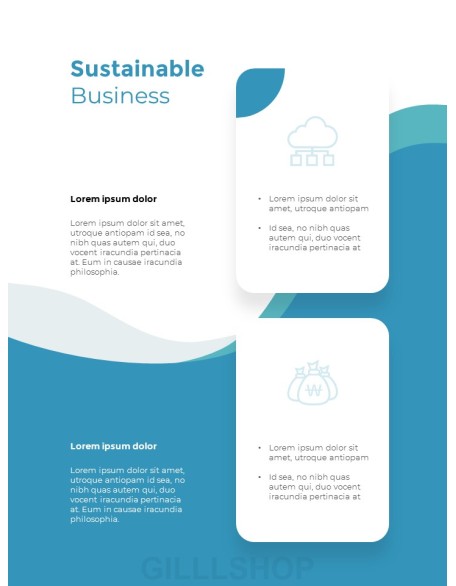 Wave Design Annual Report Simple Templates Design