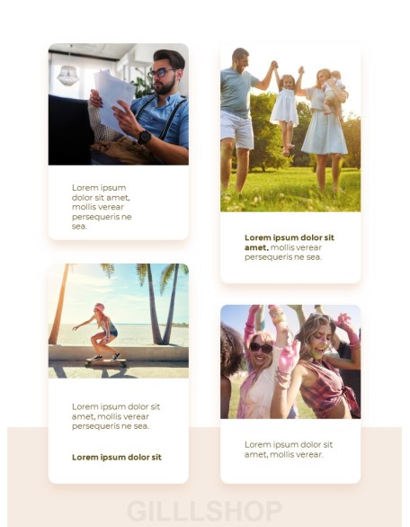 Life Style Vertical Design PPT Templates Simple Design