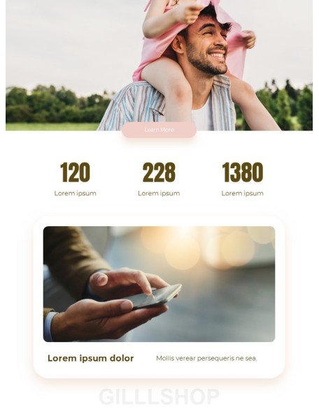 Life Style Vertical Design PPT Templates Simple Design