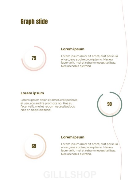 Life Style Vertical Design PPT Templates Simple Design