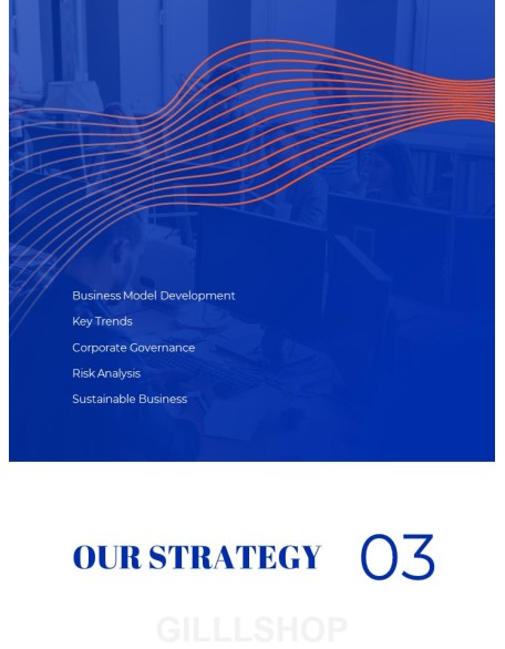 Blue Background Concept Annual Report Best PPT Templates