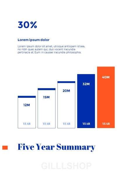 Blue Background Concept Annual Report Best PPT Templates