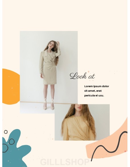 Abstract Pack Lookbook Layout Best Presentation Design