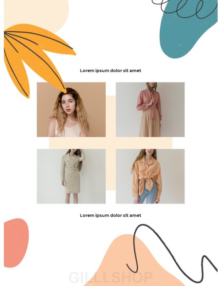 Abstract Pack Lookbook Layout Best Presentation Design