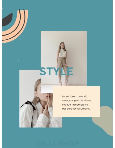 Abstract Pack Lookbook Layout Best Presentation Design