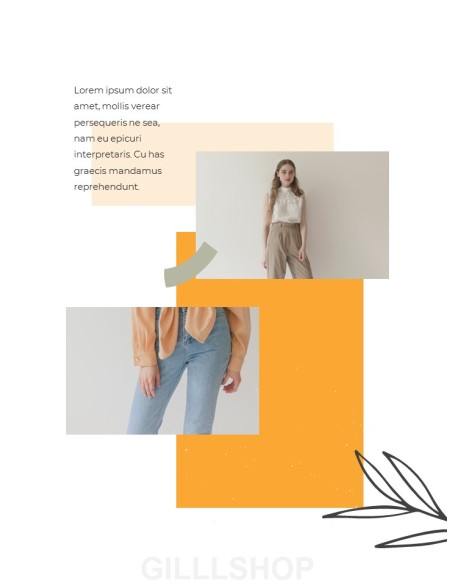 Abstract Pack Lookbook Layout Best Presentation Design