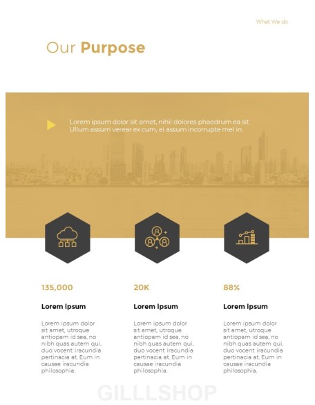 Geometric Shapes Annual Report Design PowerPoint Presentation Slides