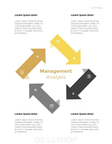 Geometric Shapes Annual Report Design PowerPoint Presentation Slides