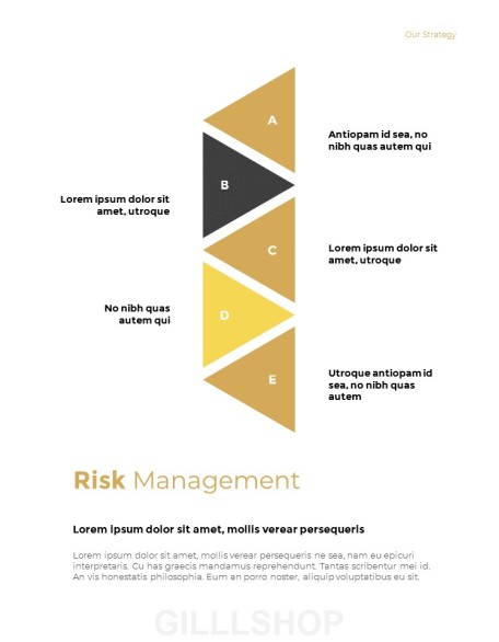 Geometric Shapes Annual Report Design PowerPoint Presentation Slides