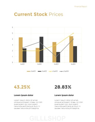 Geometric Shapes Annual Report Design PowerPoint Presentation Slides