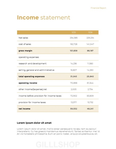 Geometric Shapes Annual Report Design PowerPoint Presentation Slides