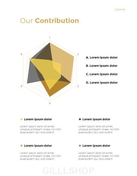 Geometric Shapes Annual Report Design PowerPoint Presentation Slides