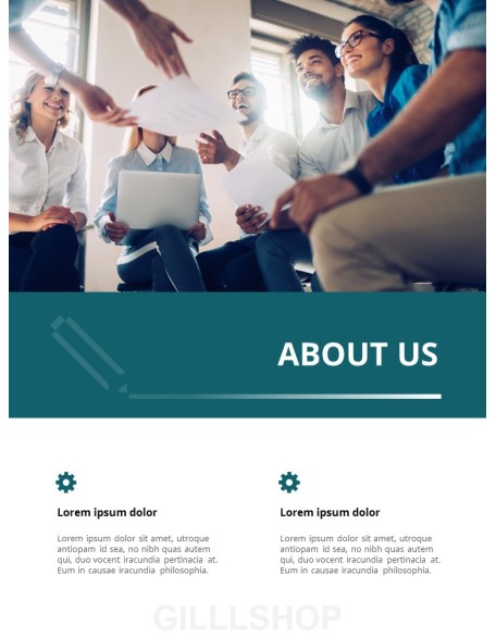 Simple Annual Report Theme PT Templates