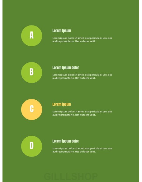 Healthy Infographics Vertical PPT Design Templates