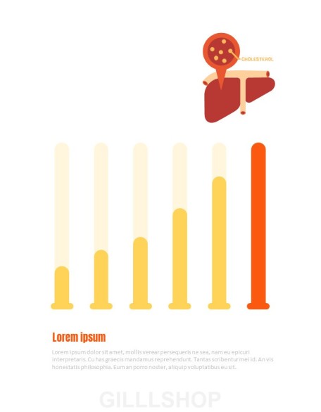 Healthy Infographics Vertical PPT Design Templates