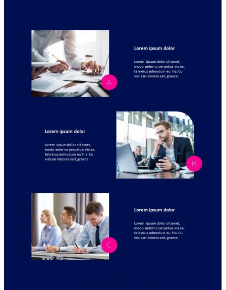 Pink Business Annual Report Template PowerPoint Templates Design