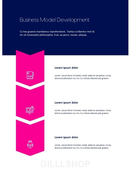 Pink Business Annual Report Template PowerPoint Templates Design