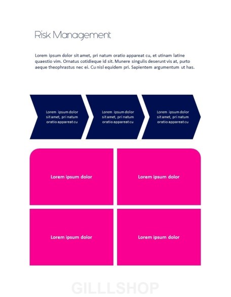 Pink Business Annual Report Template PowerPoint Templates Design