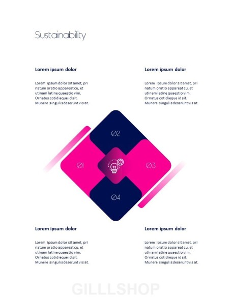 Pink Business Annual Report Template PowerPoint Templates Design