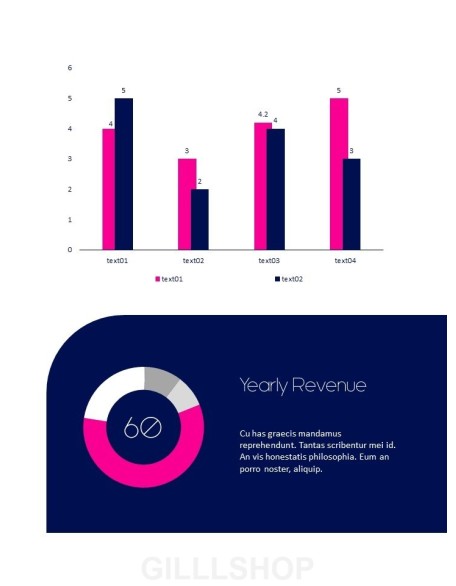 Pink Business Annual Report Template PowerPoint Templates Design