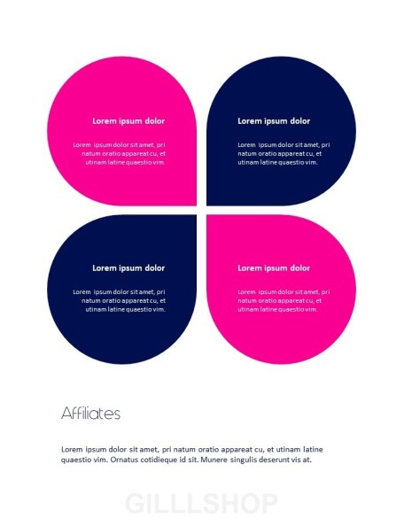 Pink Business Annual Report Template PowerPoint Templates Design