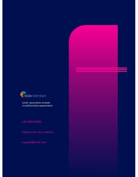 Pink Business Annual Report Template PowerPoint Templates Design