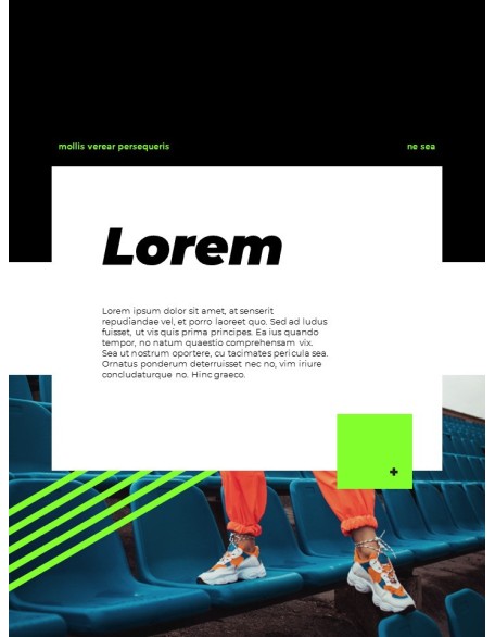 Sporty Concept Layout Design presentation slides ppt