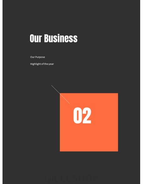 Architecture Annual Report Template PowerPoint Theme