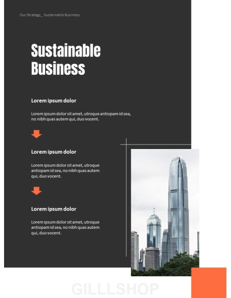 Architecture Annual Report Template PowerPoint Theme