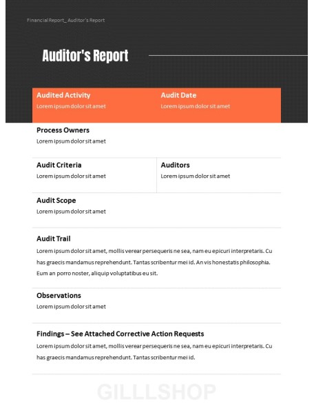 Architecture Annual Report Template PowerPoint Theme