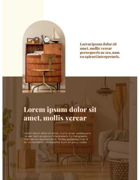 Wooden Interior Vertical Layout Best PowerPoint Presentations