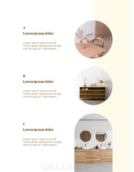 Wooden Interior Vertical Layout Best PowerPoint Presentations