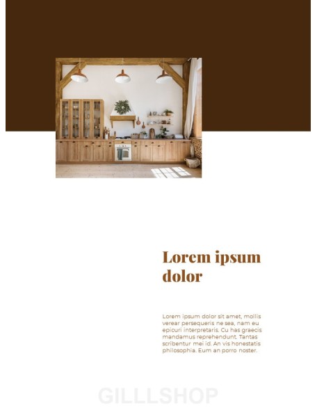 Wooden Interior Vertical Layout Best PowerPoint Presentations