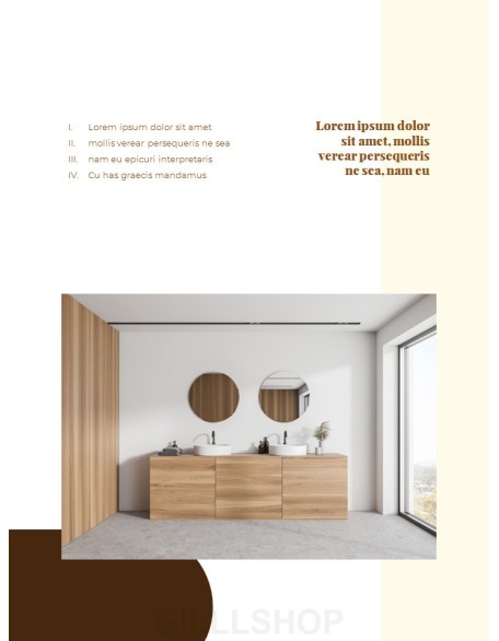 Wooden Interior Vertical Layout Best PowerPoint Presentations