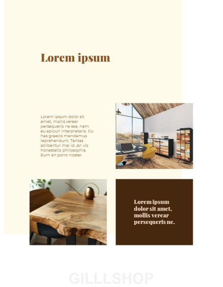 Wooden Interior Vertical Layout Best PowerPoint Presentations