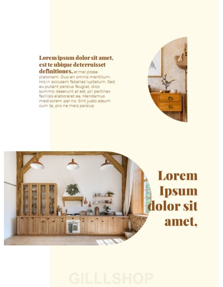 Wooden Interior Vertical Layout Best PowerPoint Presentations